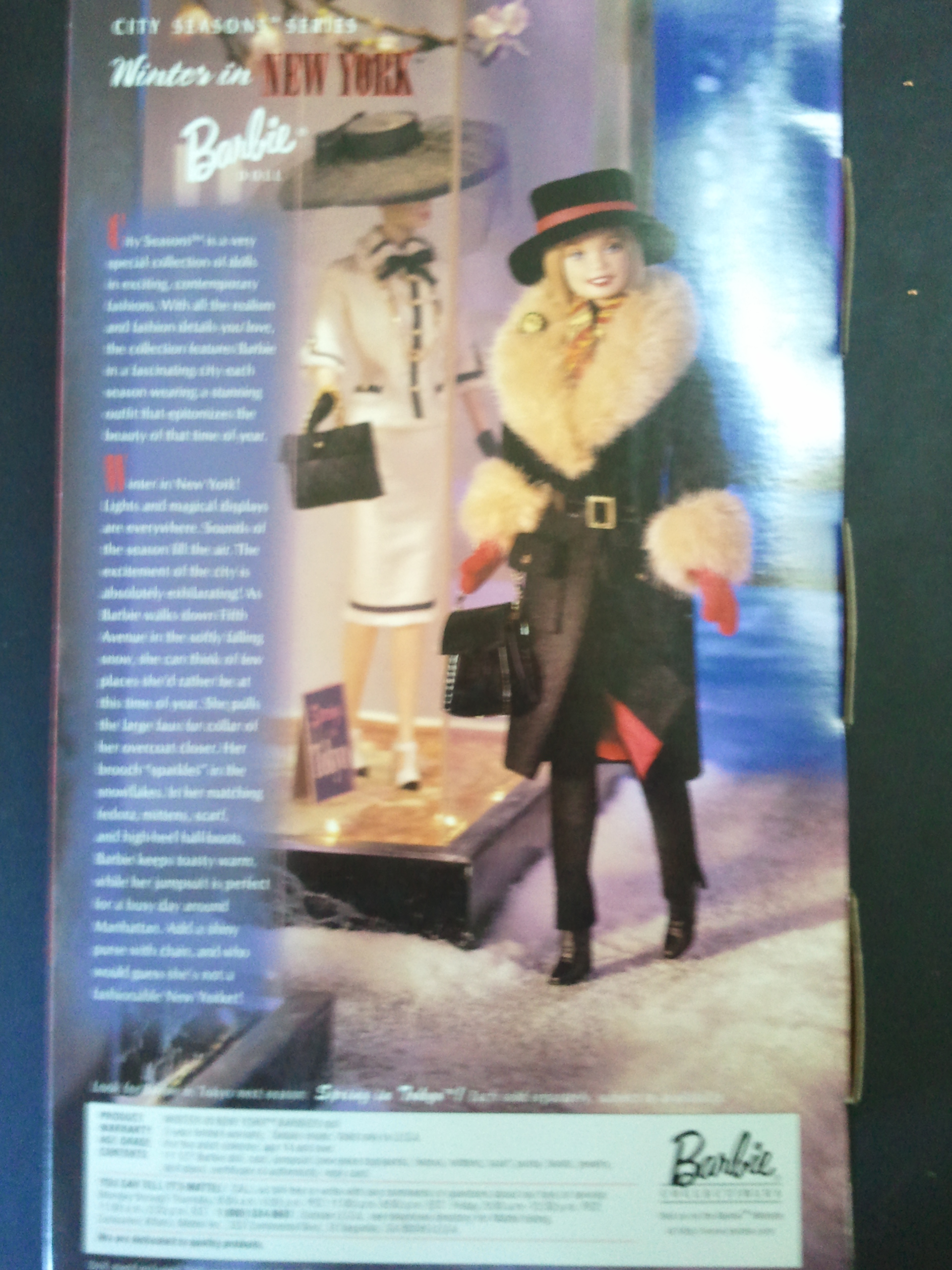 barbie 1998 winter collection new york